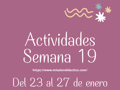 Semana 19: Actividades para todos los grados