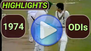 1974 ODI Cricket Matches Highlights Videos