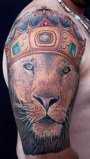 lion head tattoos. The seventh of my Lion Tattoo