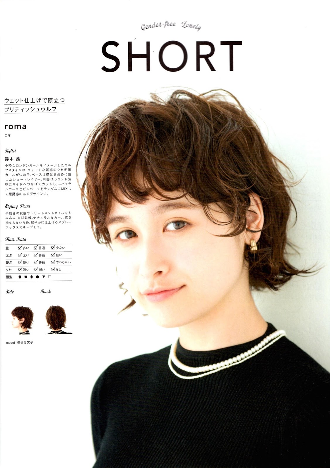 Roma Fudge ヘアスタイルbook 15 16 A W