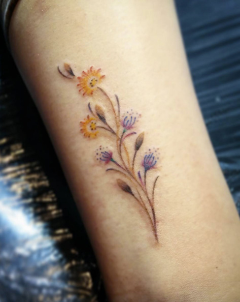 Tatuagens femininas para os tornozelos