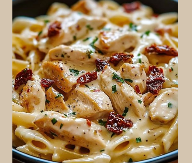 Creamy Chicken Pasta with Sun-Dried