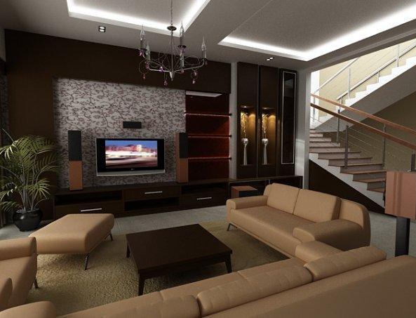 desain interior rumah  sederhana  desain gambar furniture 
