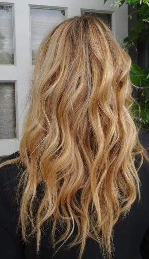 sandy blonde hair