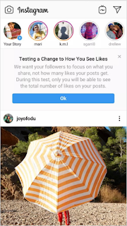 Instagram Uji Coba Fitur Sembunyikan Jumlah Likes