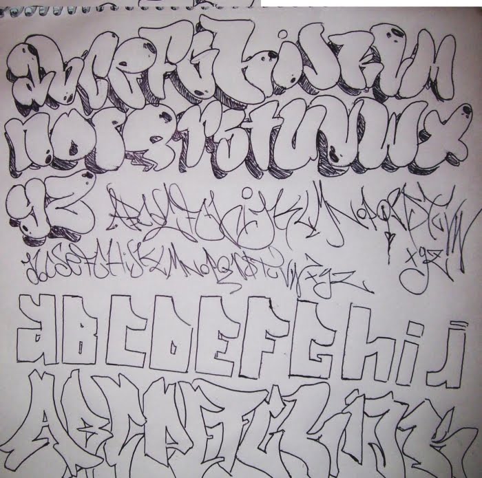 graffiti alphabet block style. Sketch Graffiti Alphabet BlackBook by Taringa Artists