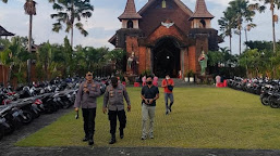 Perayaan Hari Raya Kenaikan Isa Almasih, Polisi Siaga Di Sejumlah Gereja
