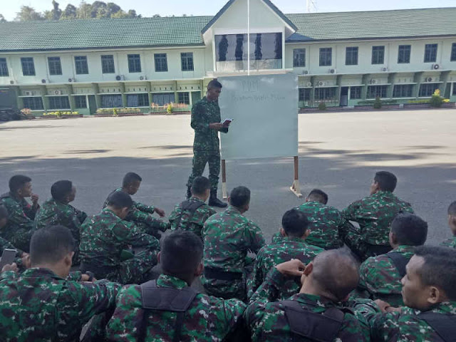 Prajurit Korem Binaiya Laksanakan Latihan PDM