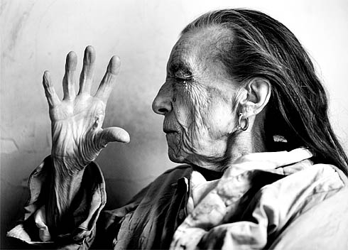 Portrait of Louise Bourgeois by Annie Leibovitz