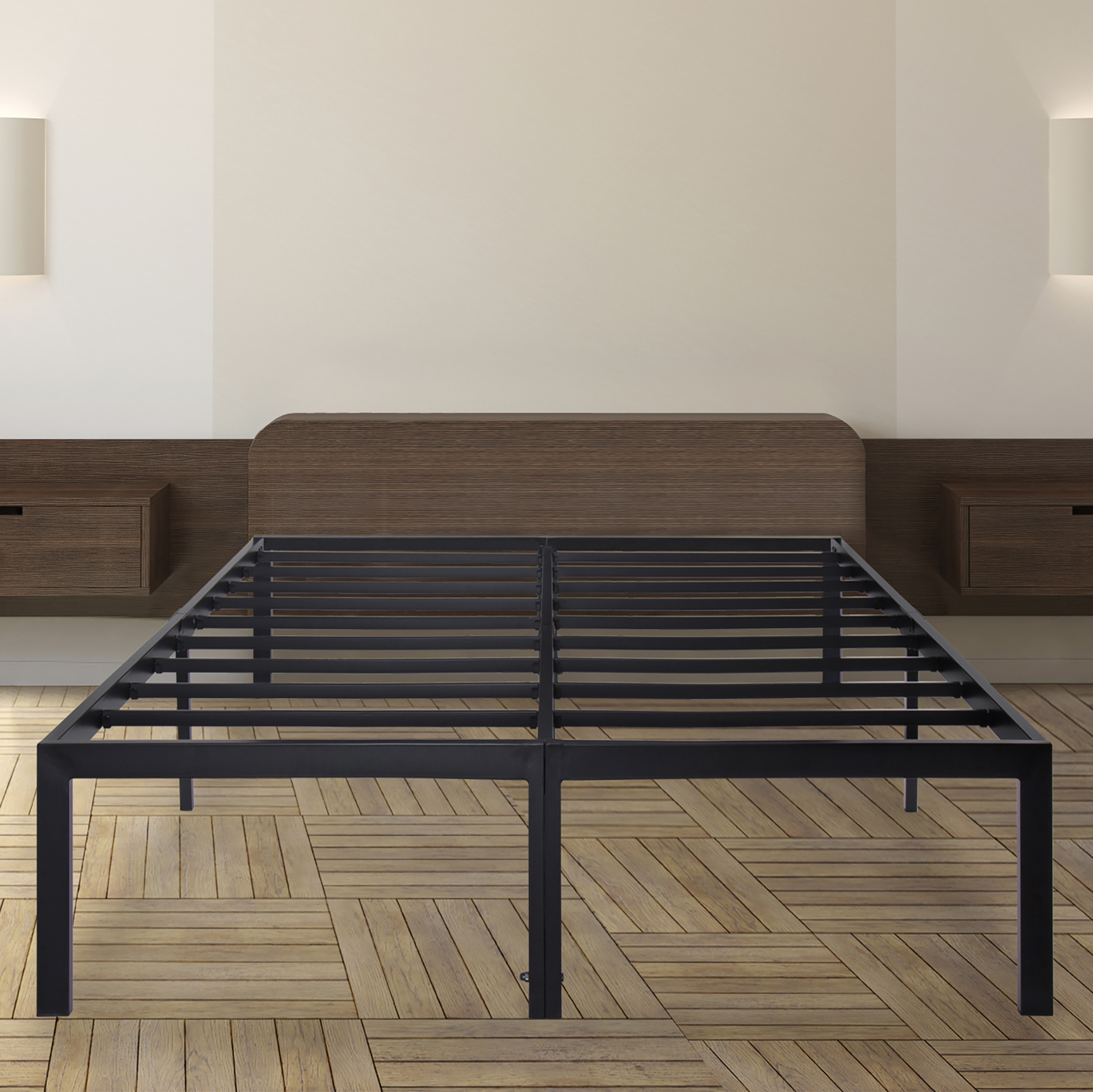 Granrest 18 Dura Metal Bed Frame Non Slip King Walmart Com Walmart Com Granrest 18 Dura Metal Bed Frame Non