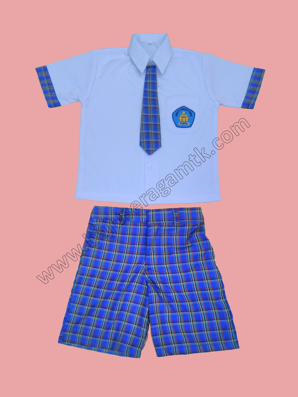 Jual baju model seragam TK PAUD nasional terbaru seragam 