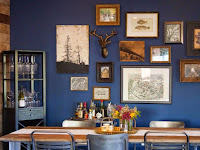 Navy Blue Decor Living Room