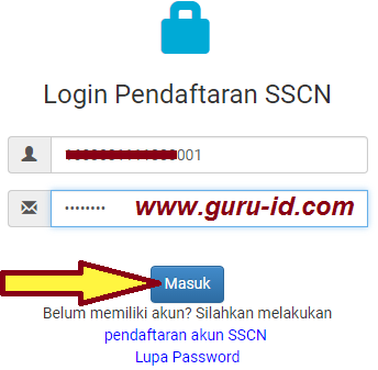 gambar login sscn bkn go id daftar cpns 2017