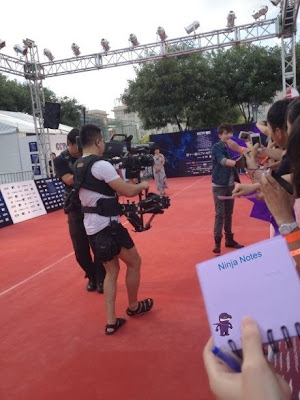 Greyson Chance being stalked by the #Ninja Crew in Beijing China