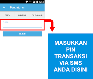 Cara Mengaktifkan Fitur Transaksi Via SMS