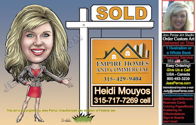 Independent Broker Cartoon Ad Logo