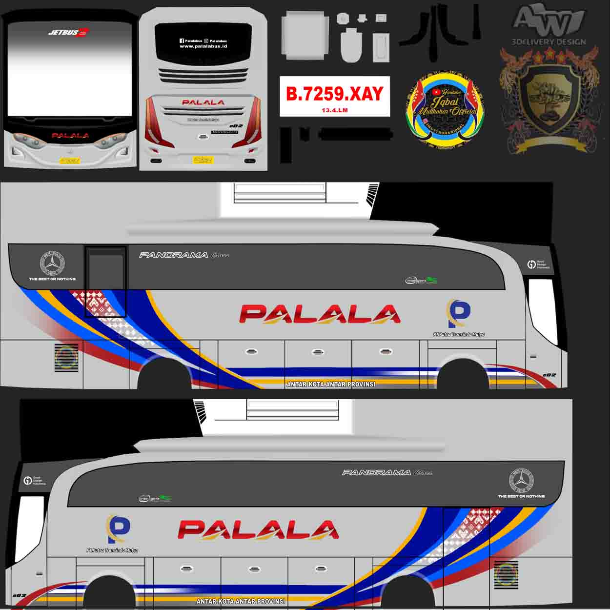 livery bus palala