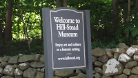 The Welcome sign, Hill-Stead Museum - Farmington, CT
