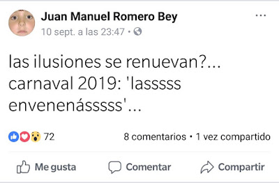 En 2018 Juanma Romero Bey nos trajo 'La Cara Oculta de la Luna' para 2019 nos traerá 'Lasssss Envenenásssss' 