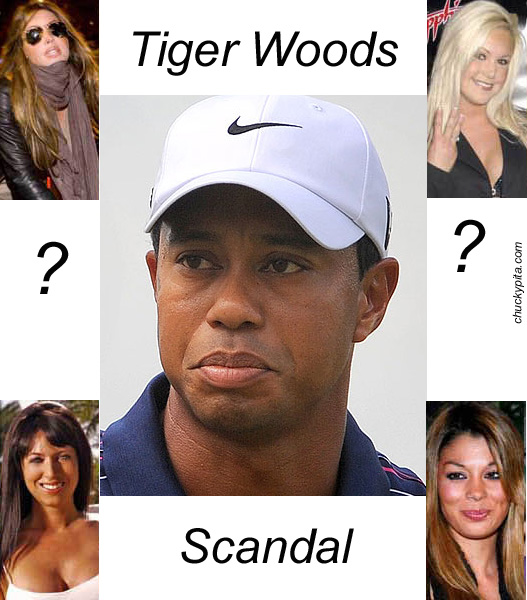 tiger woods scandal pictures. scandal golfer Tiger Woods