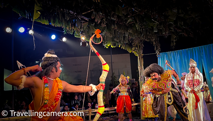 "Ravana Vadhh" doesn't merely retell the story; it explores the depth of characters, unraveling their motivations, dilemmas, and complexities. The virtuousness of Lord Rama, the resilience of Sita, the towering pride of Ravana, and the unwavering loyalty of Hanuman—all find expression through the nuanced performances, creating a multidimensional narrative that transcends the boundaries of time.