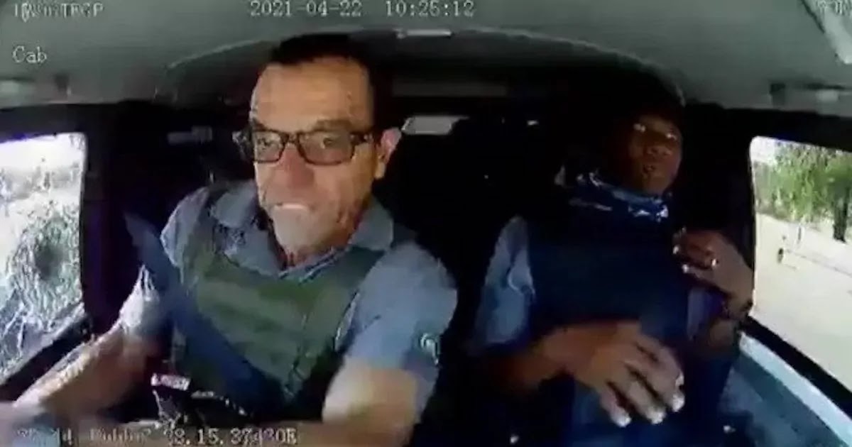 Shocking Dashcam Footage Shows 2 Security Guards In South Africa Driving Through Hail Of Bullets While Being Chased By Robbers