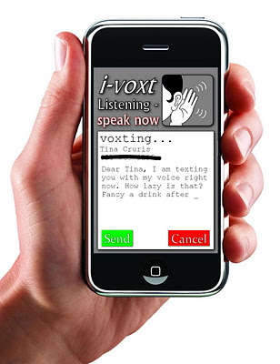 i-voxt, the new voice to text app for the i-phone