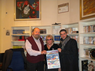 Bud Spencer Ospite ARGOS - Una Melodia per la Sicurezza Dicembre 2010 Anteprima Evento con il Presidente ARGOS Prof. Franca Brusa e il Segretario Generale ARGOS Gianluca Guerrisi