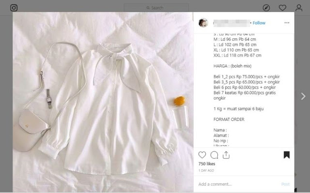 Ciri-ciri Akun Online Shop Instagram Palsu, Jadi Jangan Ketipu