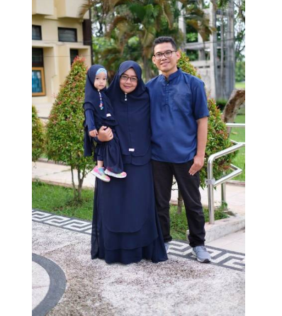 GAMIS COUPLE ANAK DAN IBU SIMPLICITY SET BY MOZRE