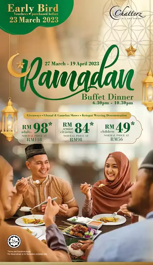 Harga buffet ramadhan 2023 di Hatten Hotel Melaka