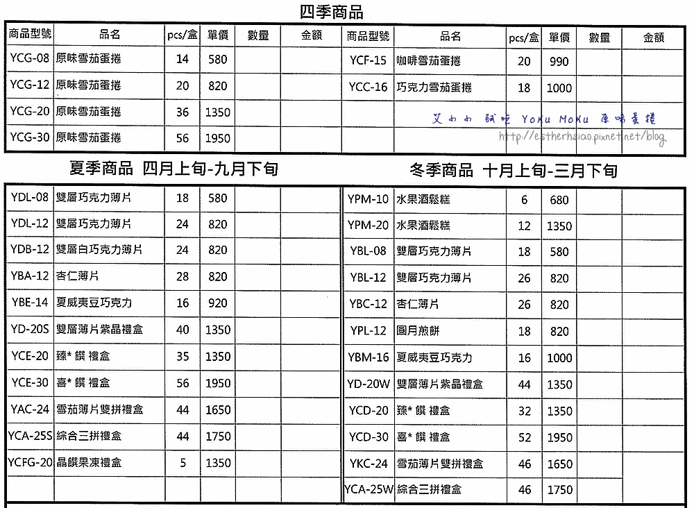 45 商品清單