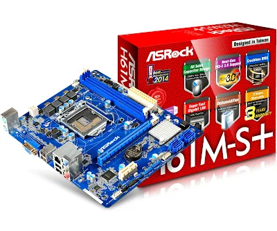 AsRock H61M-S+ NVMe M.2 SSD BOOTABLE BIOS MOD