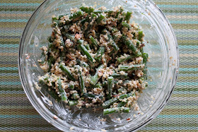 Green Bean Salad with Almonds and Quinoa