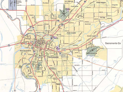 Old Sacramento map