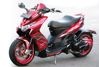  Modifikasi Motor Terbaru Modifikasi Yamaha mio soul lowrider 