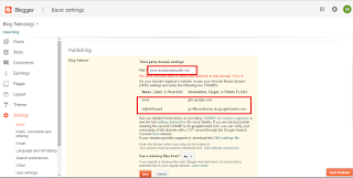 Cara Setting Domain Namecheap ke Blogger