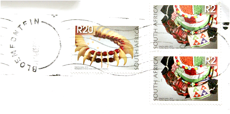 znaczki z południowej afryki