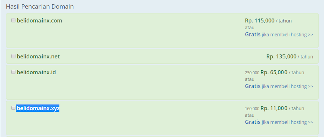 Beli domain di rumahweb