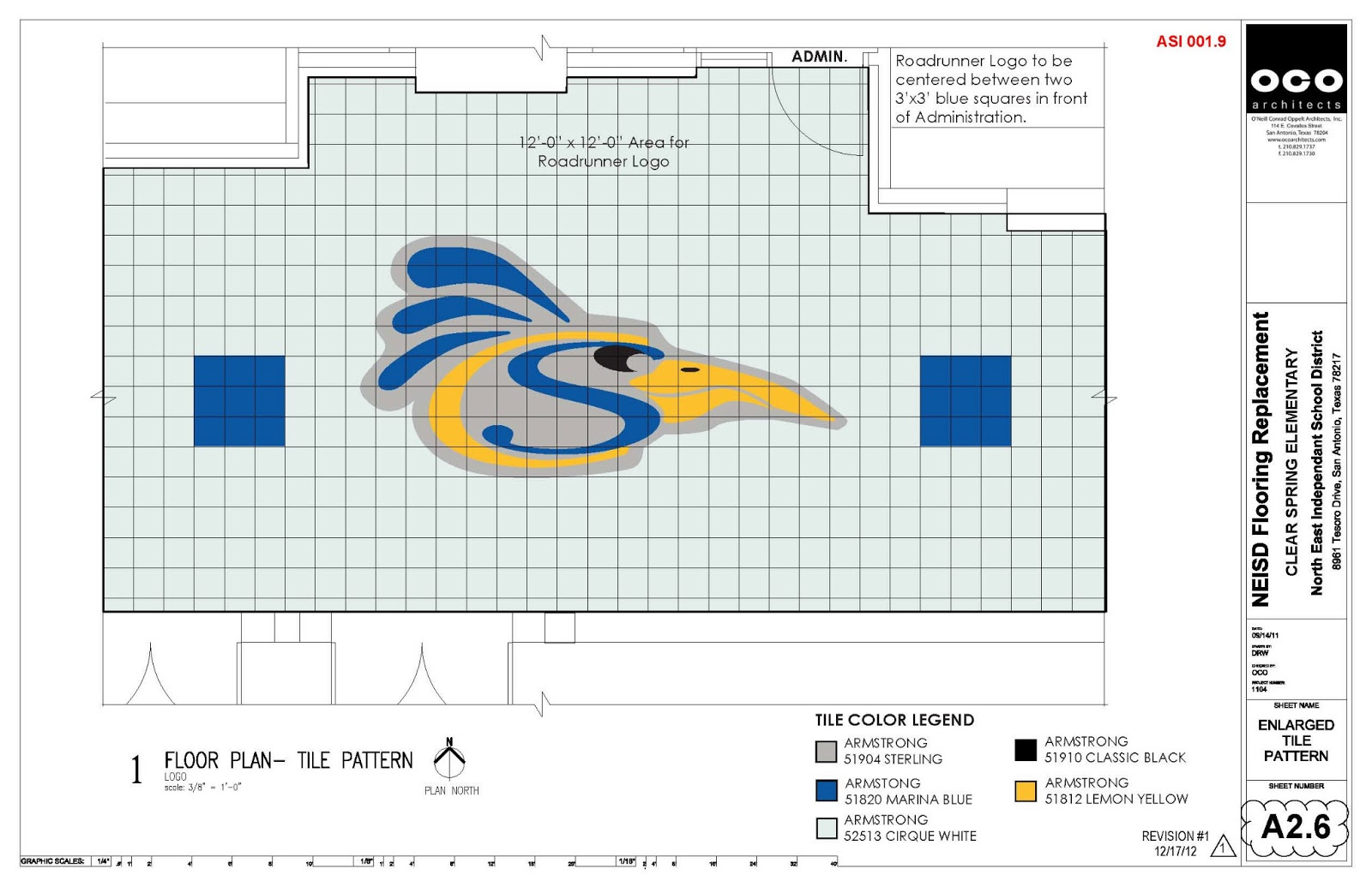 OGarcia Design Floor Plan For Tile Work In School Foyer My Logo