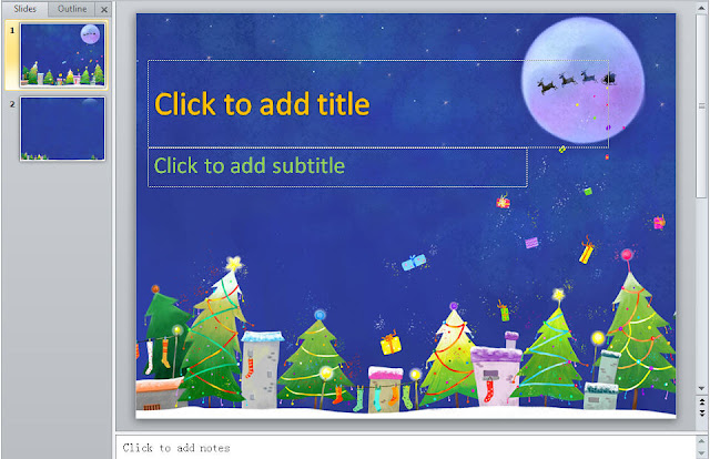 Christmas PowerPoint template