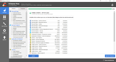 Limipar sistema con Ccleaner