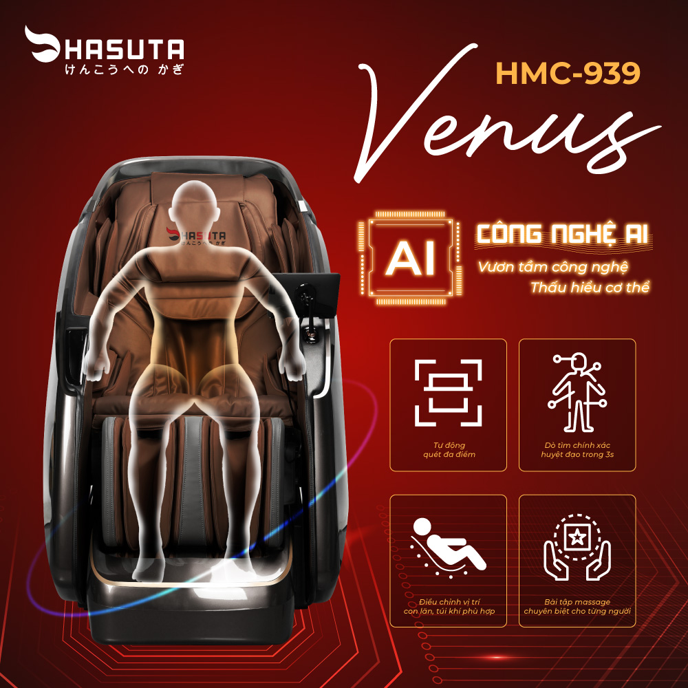 Ghế Massage Hasuta HMC-939 Venus