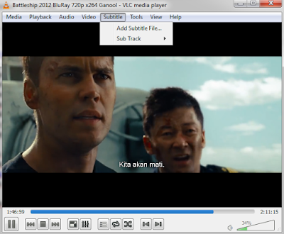 Cara Menampilkan Subtitle Film