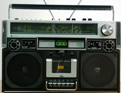 old school boombox