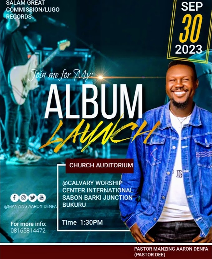 Pastor Manzing Aaron Denfa Album Launch titled Maidukkah (Karbi Yabo) Promises a Divine Musical Experience"