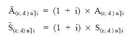 FORMULA VALOR ACTUAL Y FINAL RENTA PROGRESION ARITMETICA PREPAGABLE