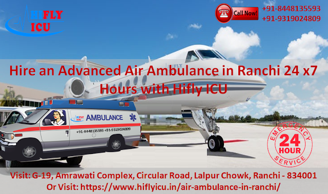 Air Ambulance in Ranchi