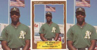 Eric Booker 1990 Southern Oregon Athletics card