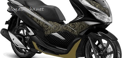 Inspirasi Modif Honda PCX Batik ala Muha